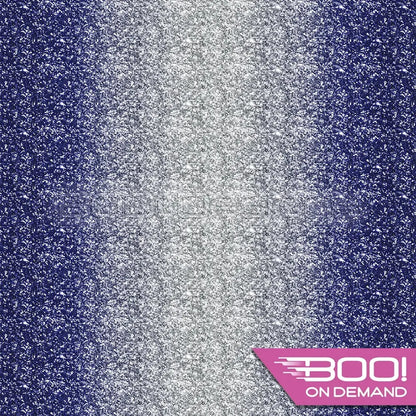 Spandex Glitz Ombre Navy Silver Fabric