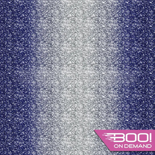 Spandex Glitz Ombre Navy Silver Fabric