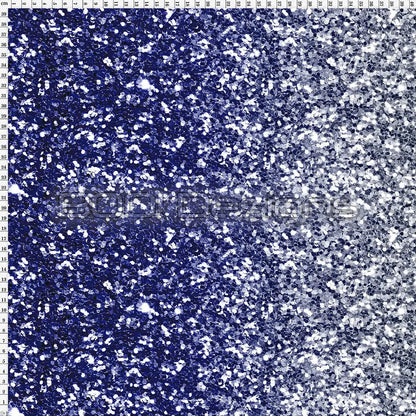 Spandex Glitz Ombre Navy Silver Fabric