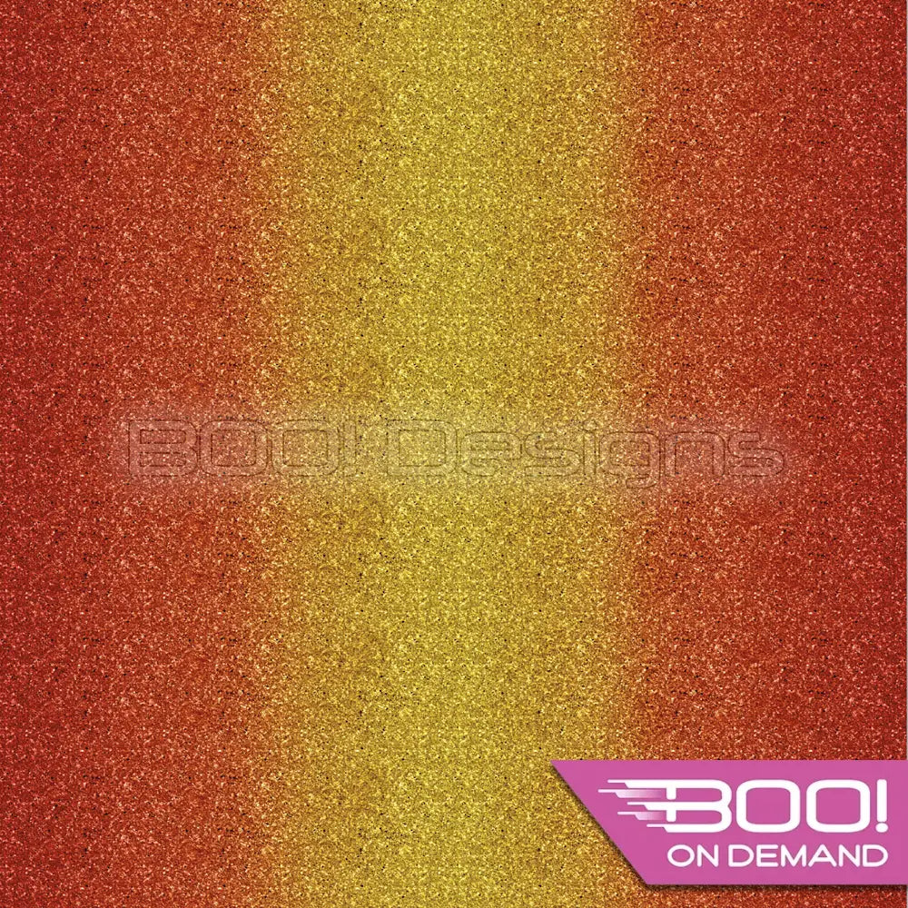 Spandex Glitz Ombre Orange Fabric