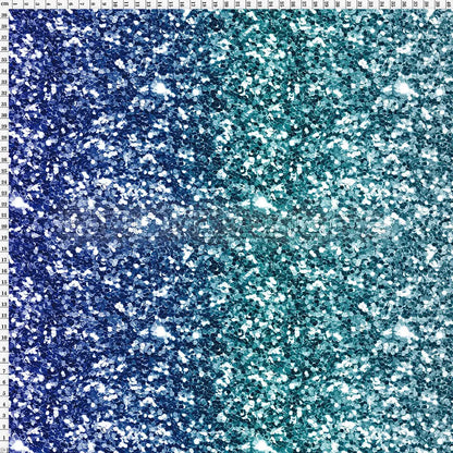 Spandex Glitz Ombre Royal Teal Fabric