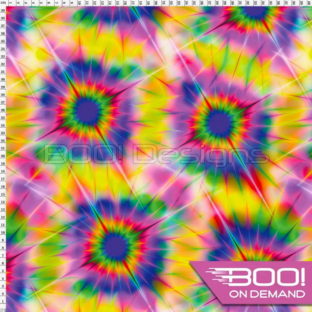 Spandex Glow Rainbow - Fabric