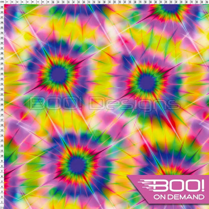 Spandex Glow Rainbow - Fabric