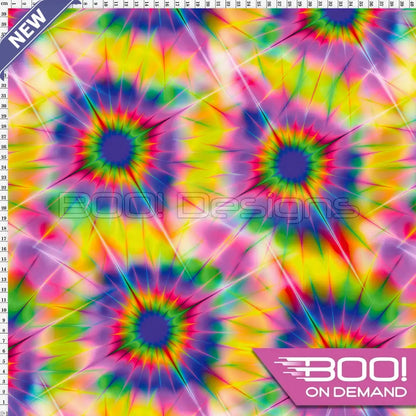 Spandex Glow Rainbow - Fabric