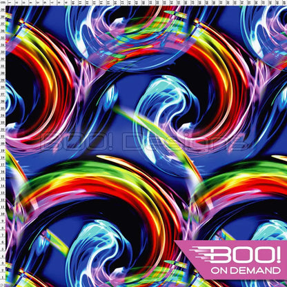 Spandex Glow Spin Purple - Fabric