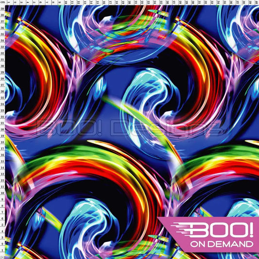 Spandex Glow Spin Purple - Fabric