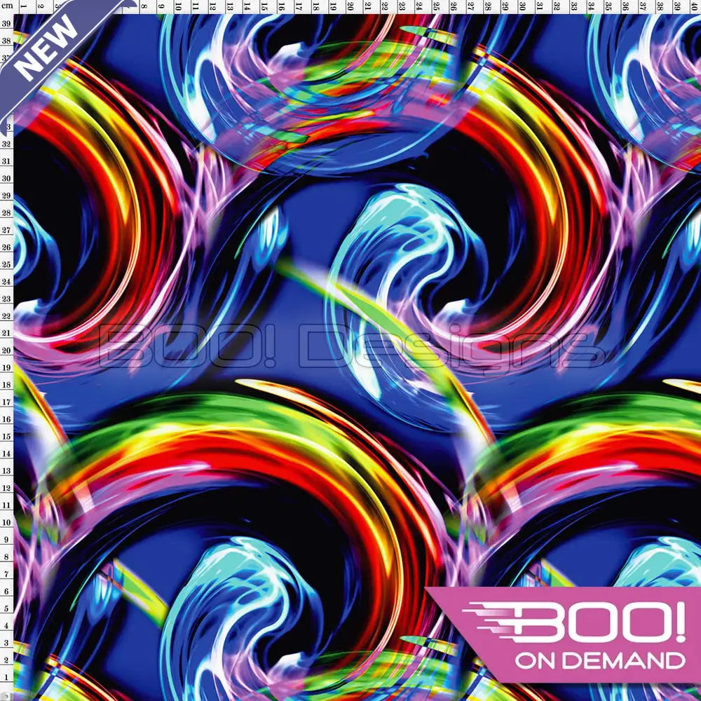 Spandex Glow Spin Purple - Fabric