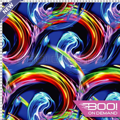 Spandex Glow Spin Purple - Fabric