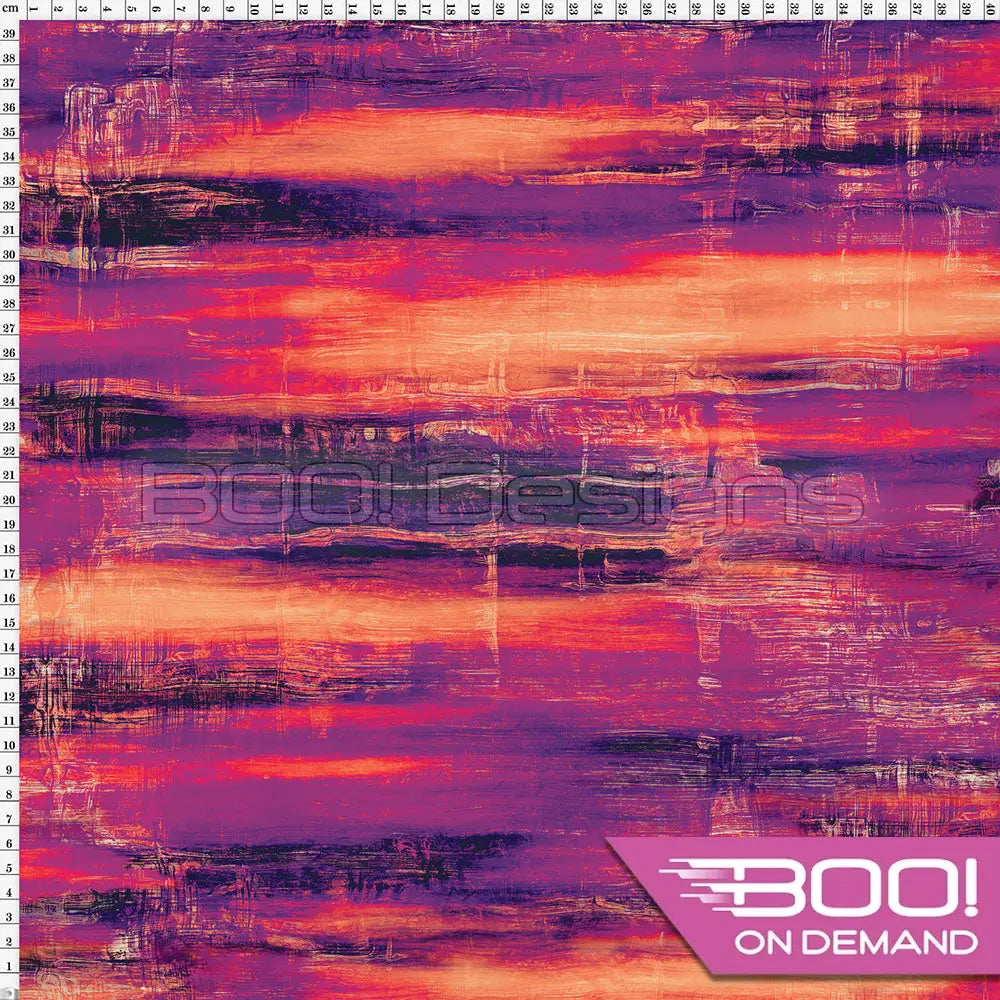 Spandex Grunge Sunset Fabric