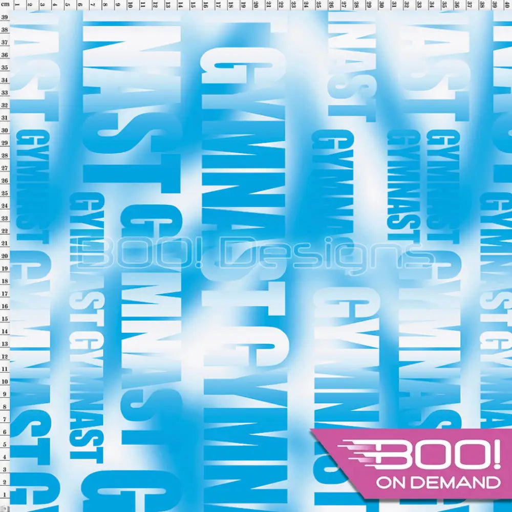 Spandex Gymnast Aqua Fabric