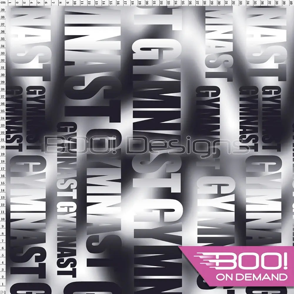 Spandex Gymnast Black Fabric