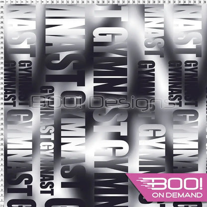 Spandex Gymnast Black Fabric