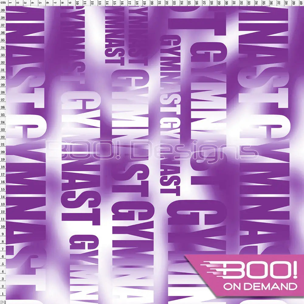 Spandex Gymnast Purple Fabric