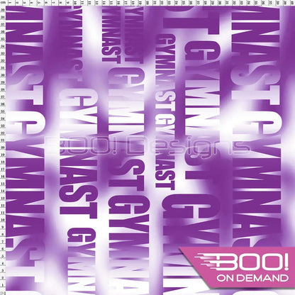 Spandex Gymnast Purple Fabric