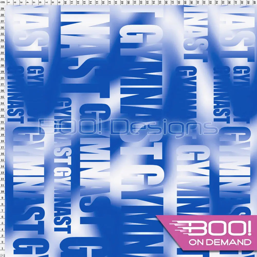 Spandex Gymnast Royal Fabric