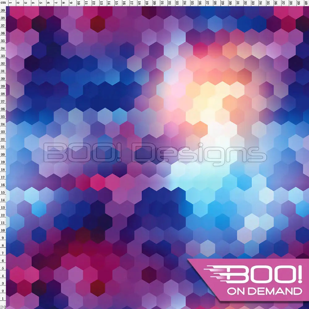 Spandex Hexagons Fabric