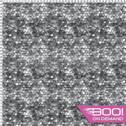 Spandex Hive Silver Fabric