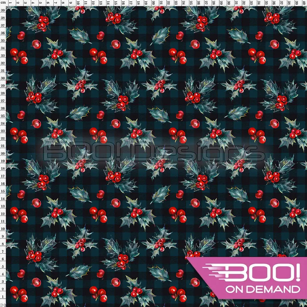 Spandex Holly Fabric