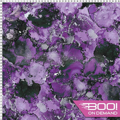 Spandex Holly Ink Purple Fabric