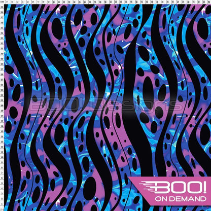 Spandex Hot Rod Aqua Fabric