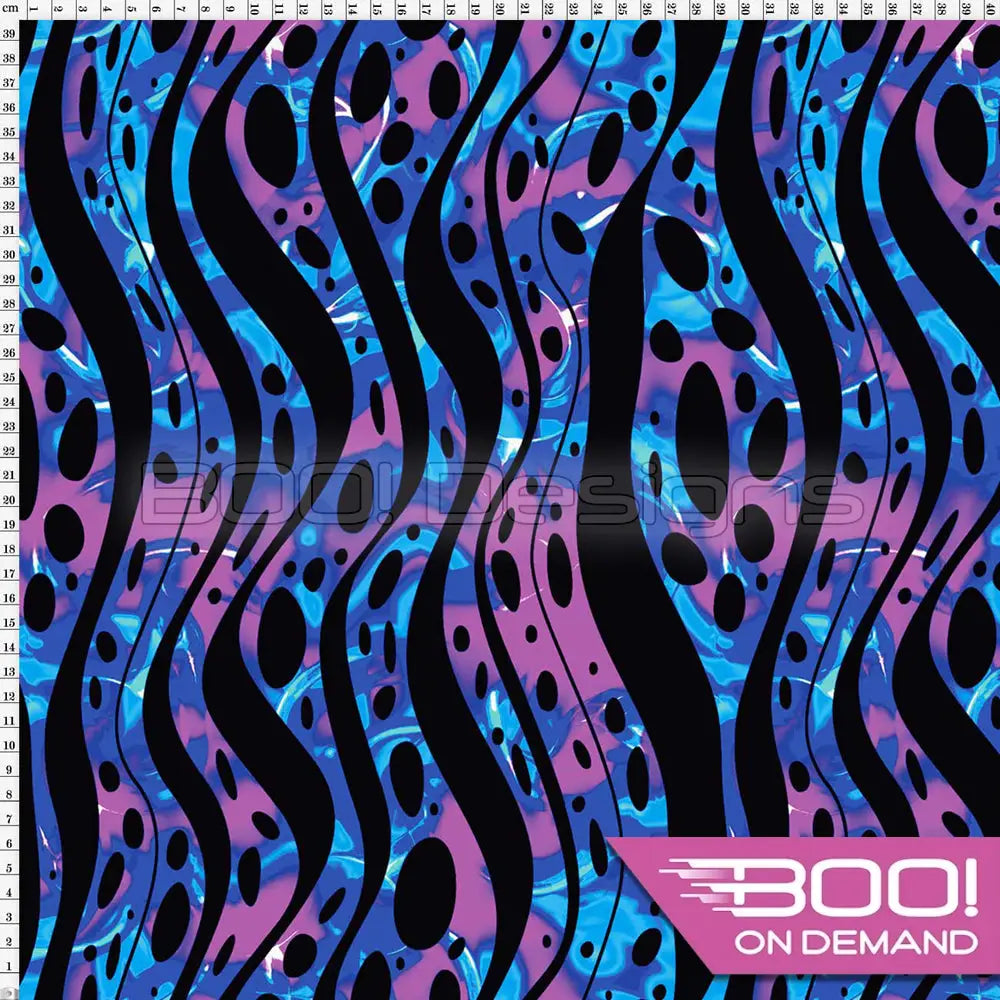 Spandex Hot Rod Aqua Fabric