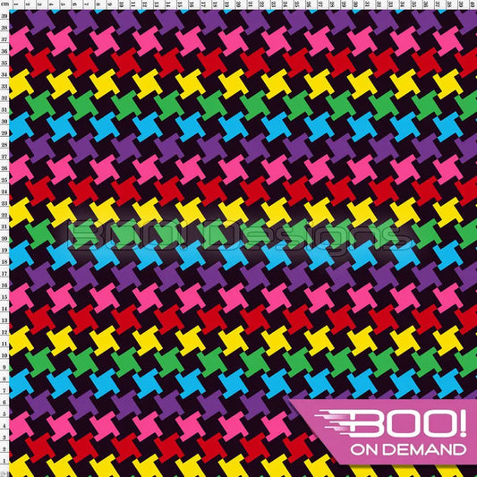 Spandex Houndstooth Multi - Fabric