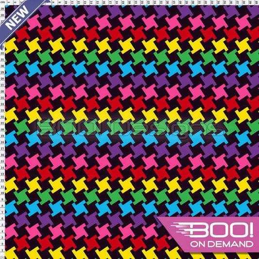 Spandex Houndstooth Multi - Fabric