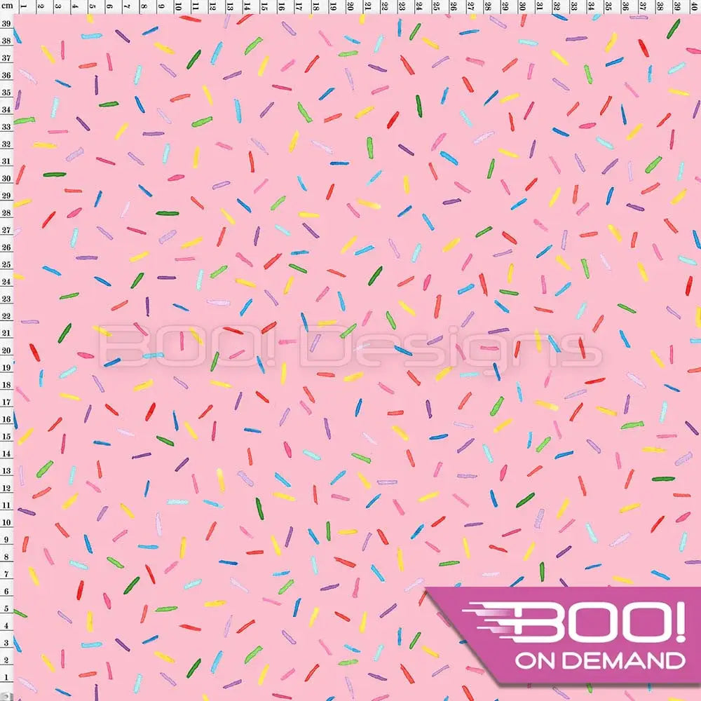 Spandex Ice-cream Sprinkles Fabric