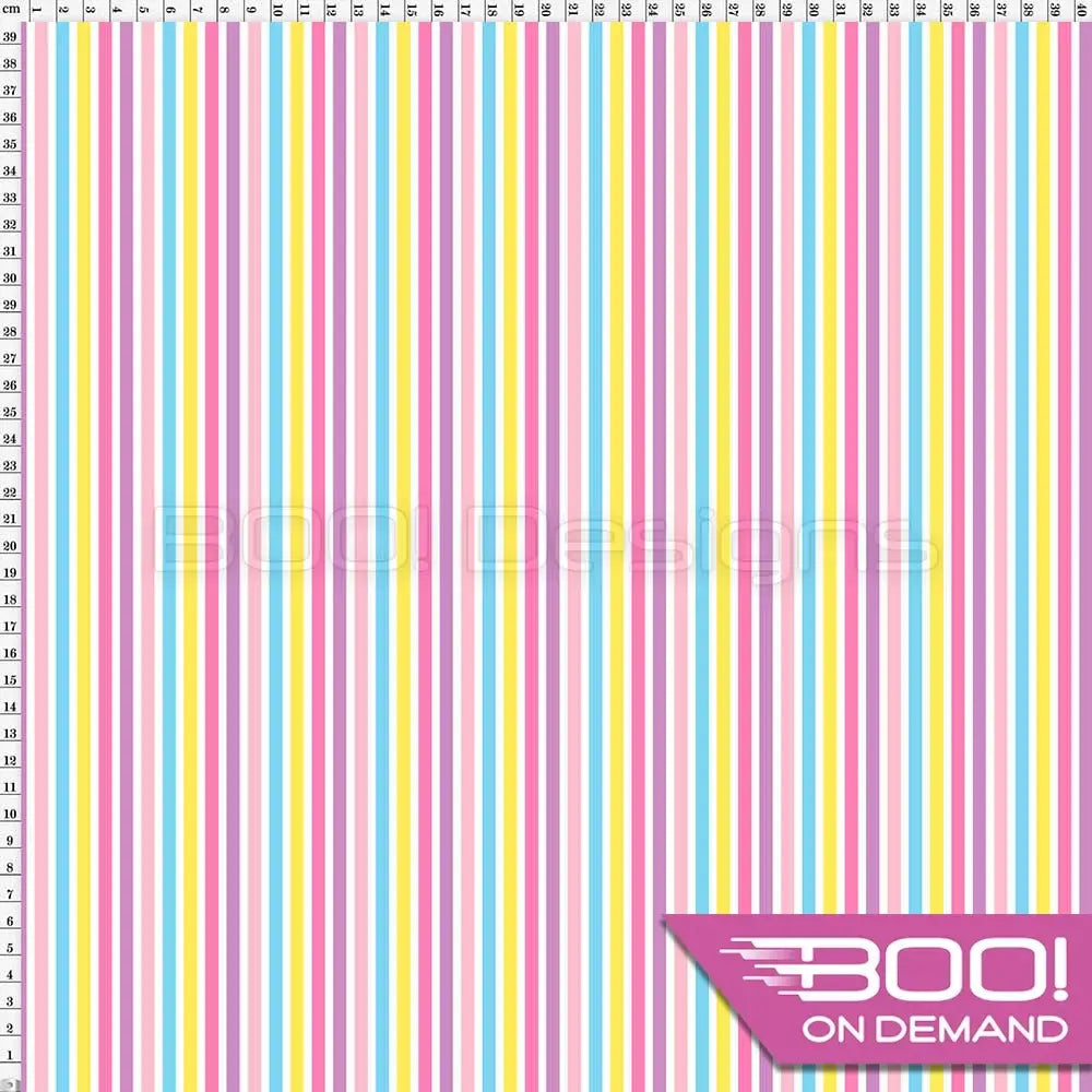 Spandex Ice-cream Stripes Fabric