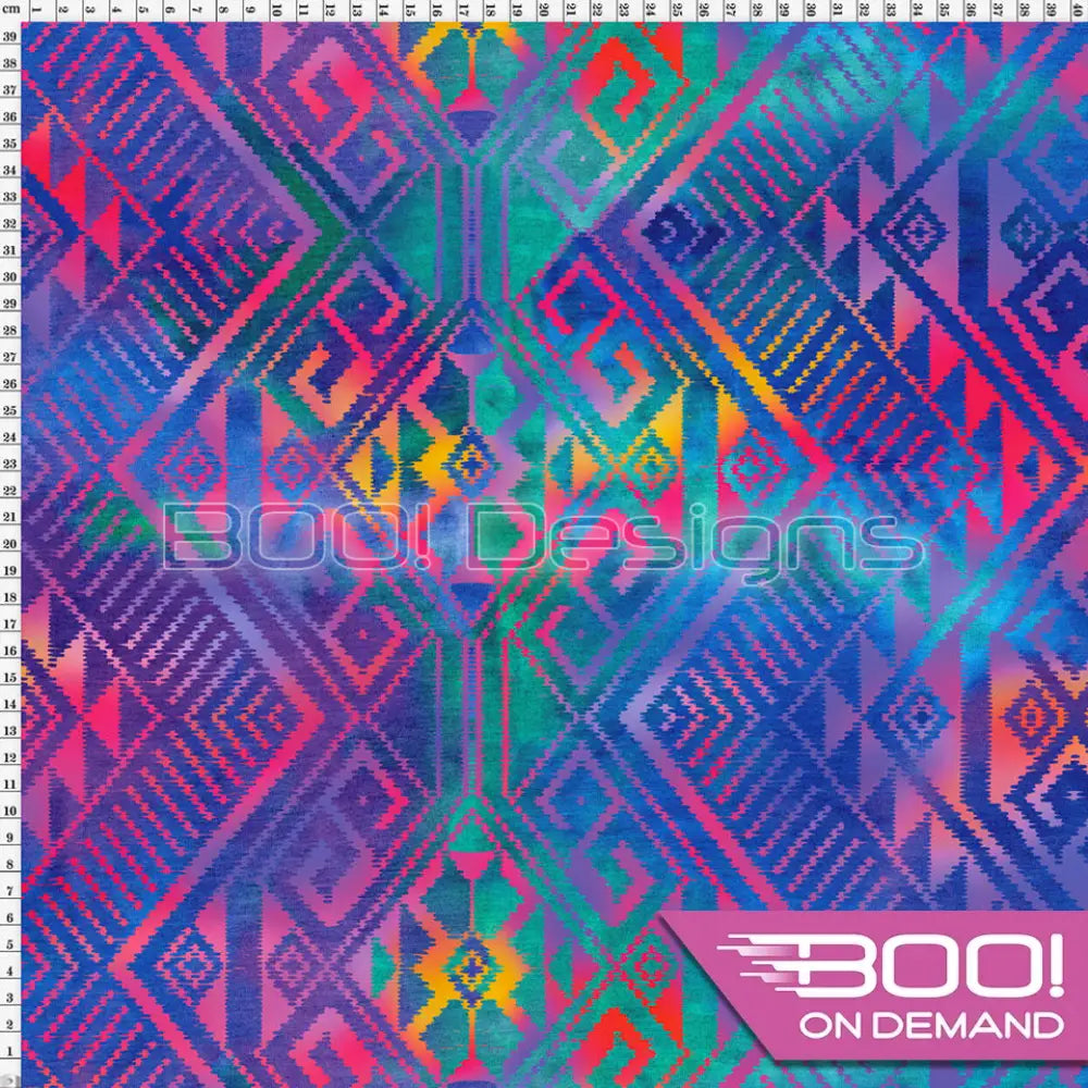 Spandex Ikat Tie Dye Fabric