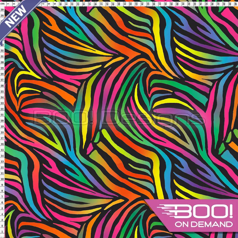 Spandex Imperial Zebra Multi Fabric