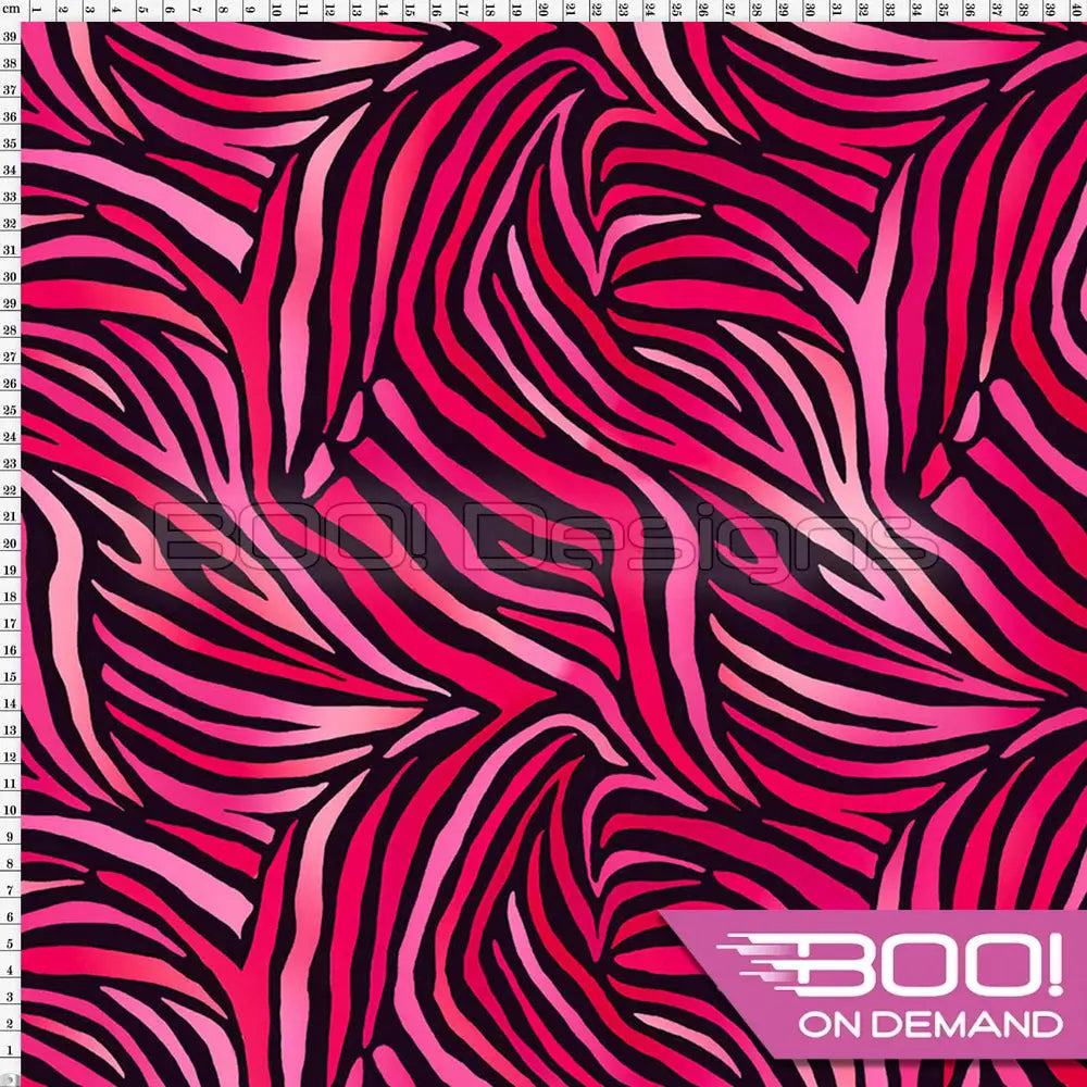Spandex Imperial Zebra Pink - Fabric