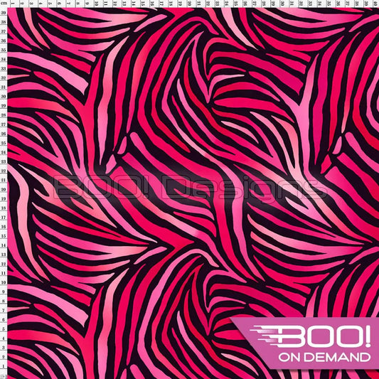 Spandex Imperial Zebra Pink - Fabric