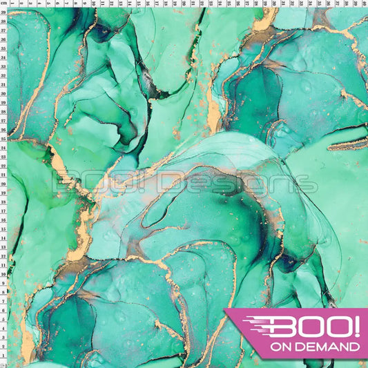 Spandex Ink Ethereal Mint Fabric
