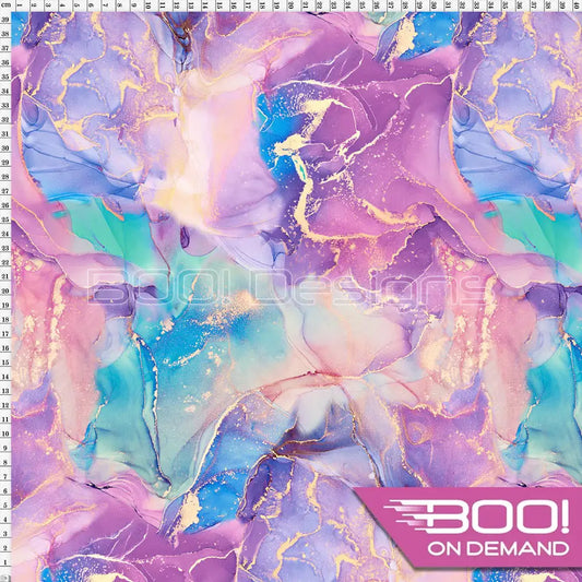 Spandex Ink Tranquillity Fabric