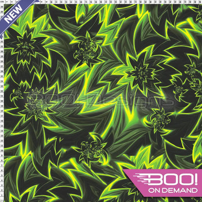 Spandex Jet Green Fabric