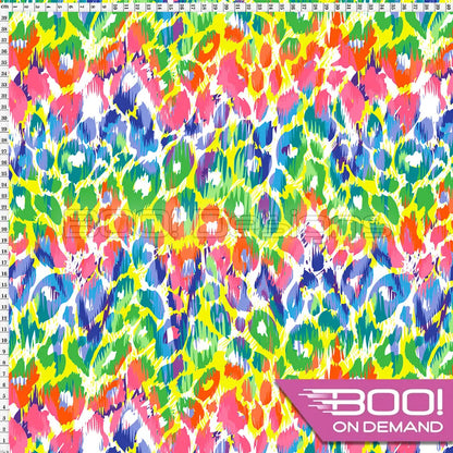 Spandex Jungleam White Fabric