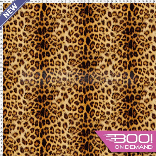 Spandex Leopard Stripe - Fabric