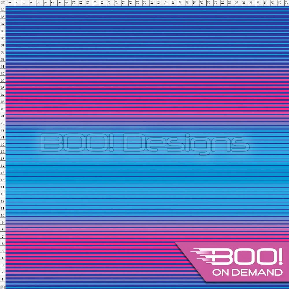 Spandex Linear Pink Blue Fabric