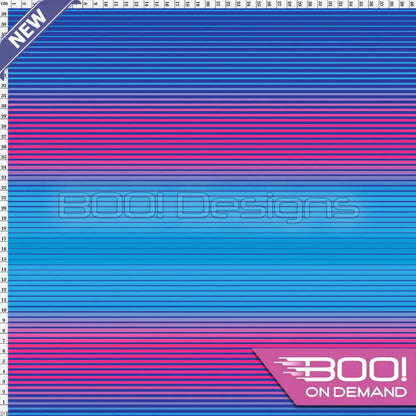 Spandex Linear Pink Blue Fabric