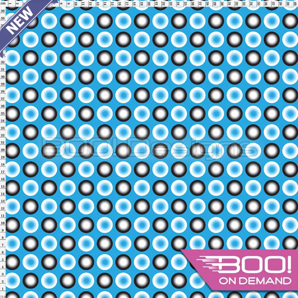 Spandex Lottery Blue Fabric