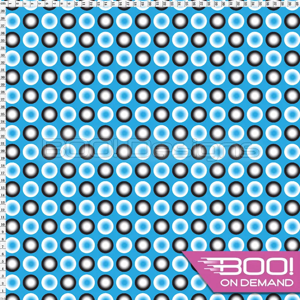 Spandex Lottery Blue Fabric