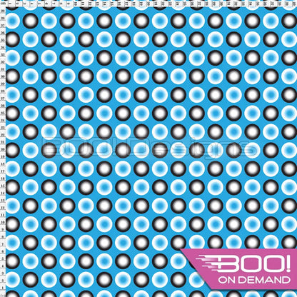 Spandex Lottery Blue Fabric