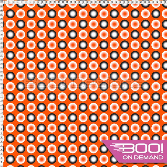 Spandex Lottery Orange Fabric