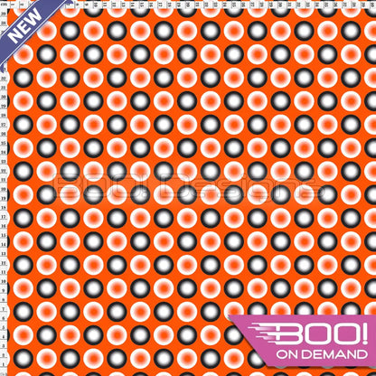Spandex Lottery Orange Fabric