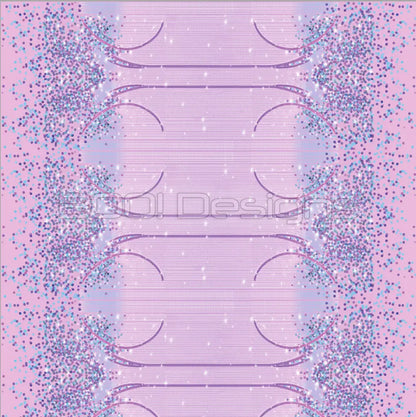 Spandex Lover Border Pink Fabric