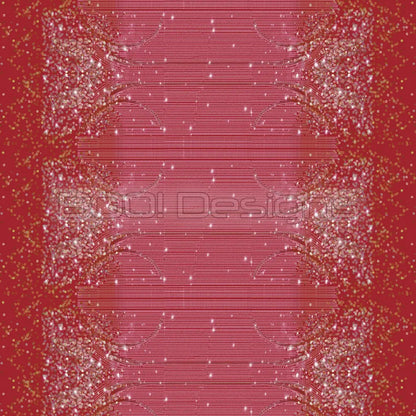 Spandex Lover Border Red Fabric