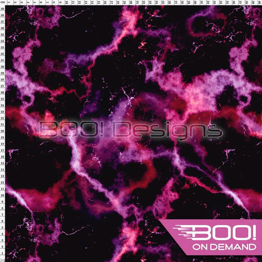 Spandex Marble Lightning Pink Fabric