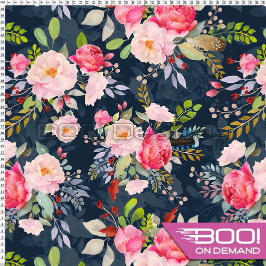 Spandex May Floral Fabric