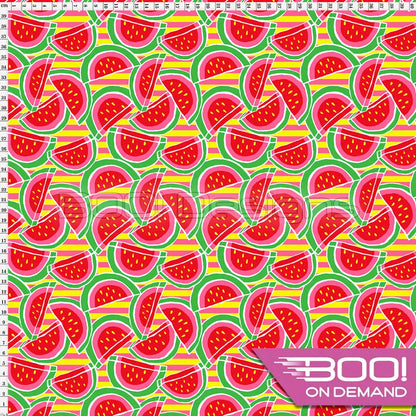 Spandex Melony Red Pink Yellow Fabric